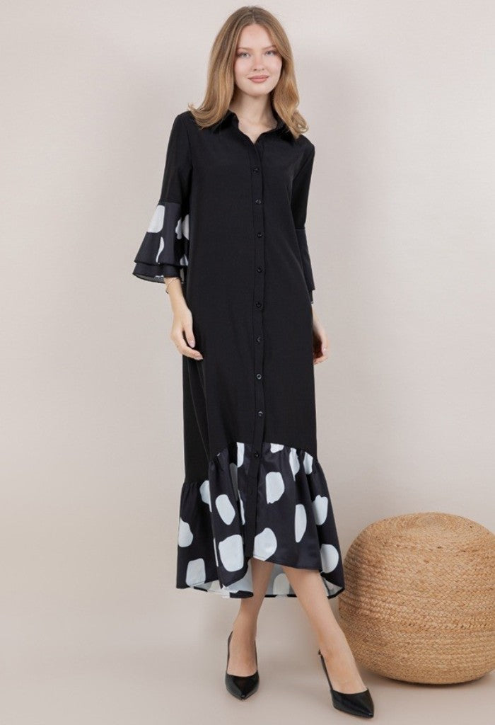 KK Bloom Dana Dress-Black
