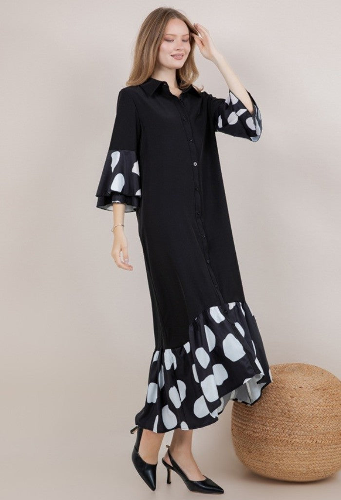KK Bloom Dana Dress-Black