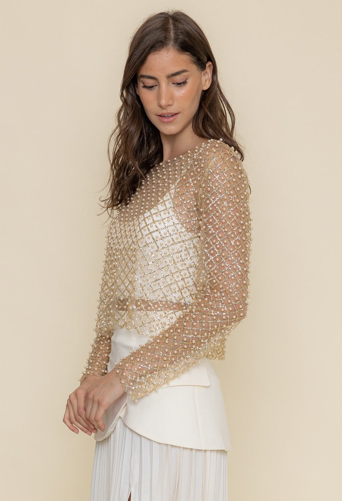 KK Bloom Champagne Toast Blouse