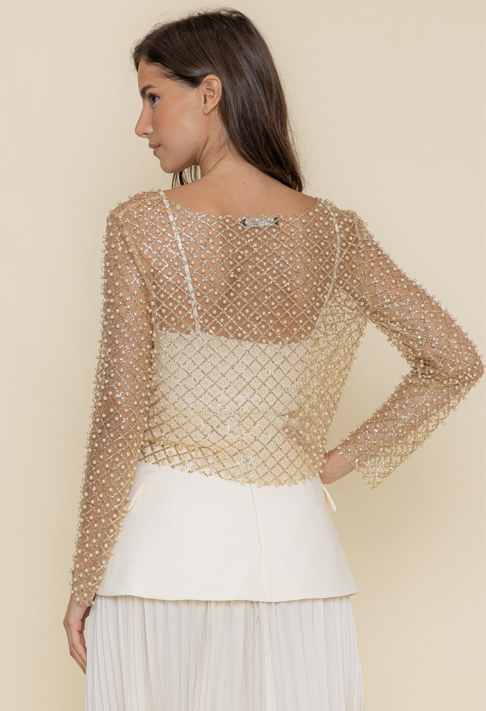 KK Bloom Champagne Toast Blouse