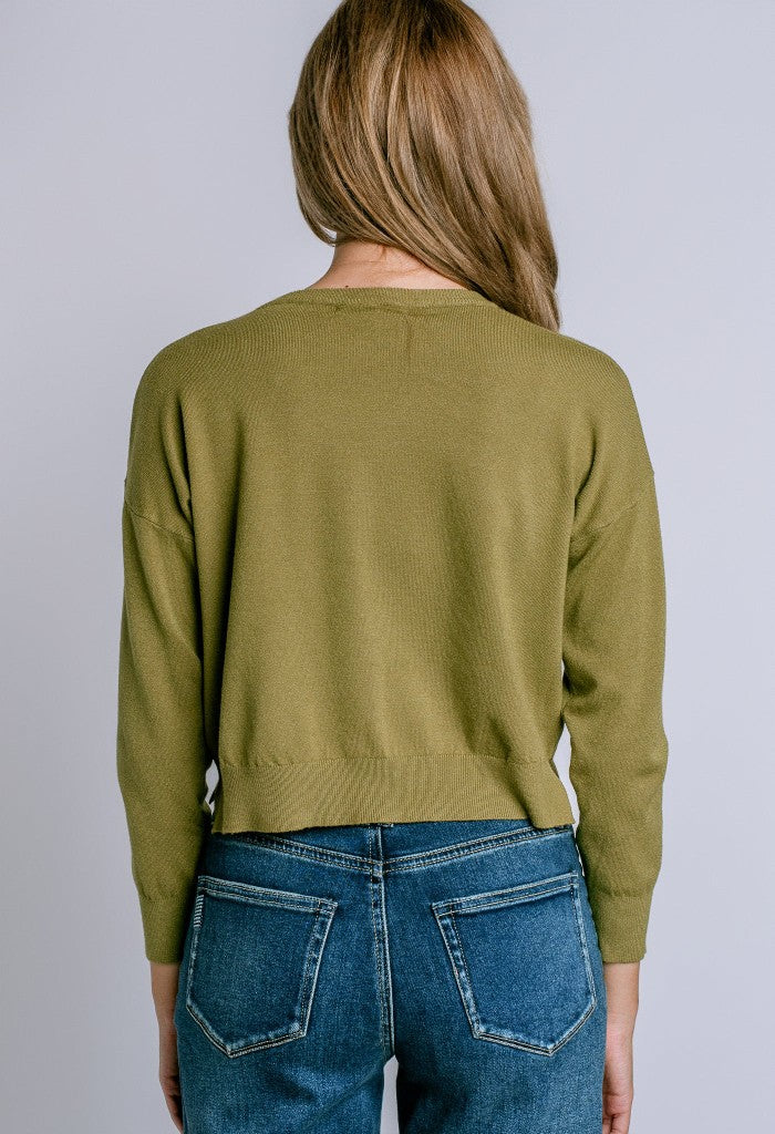Deluc Clothing Polly Sweater-Olive
