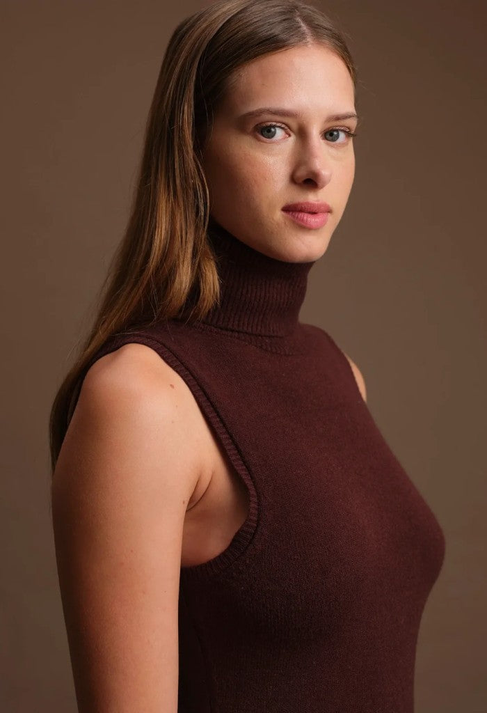 Deluc Clothing Richard Turtleneck Knit Dress