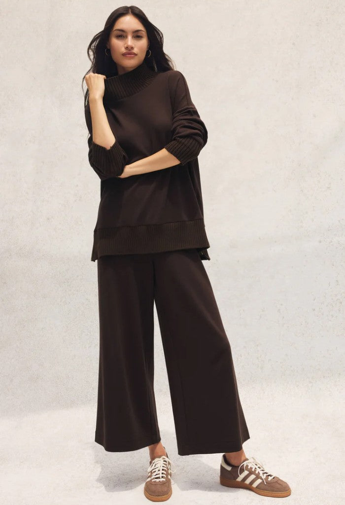 Z Supply Scout Rib Pant-Chocolate Cherry