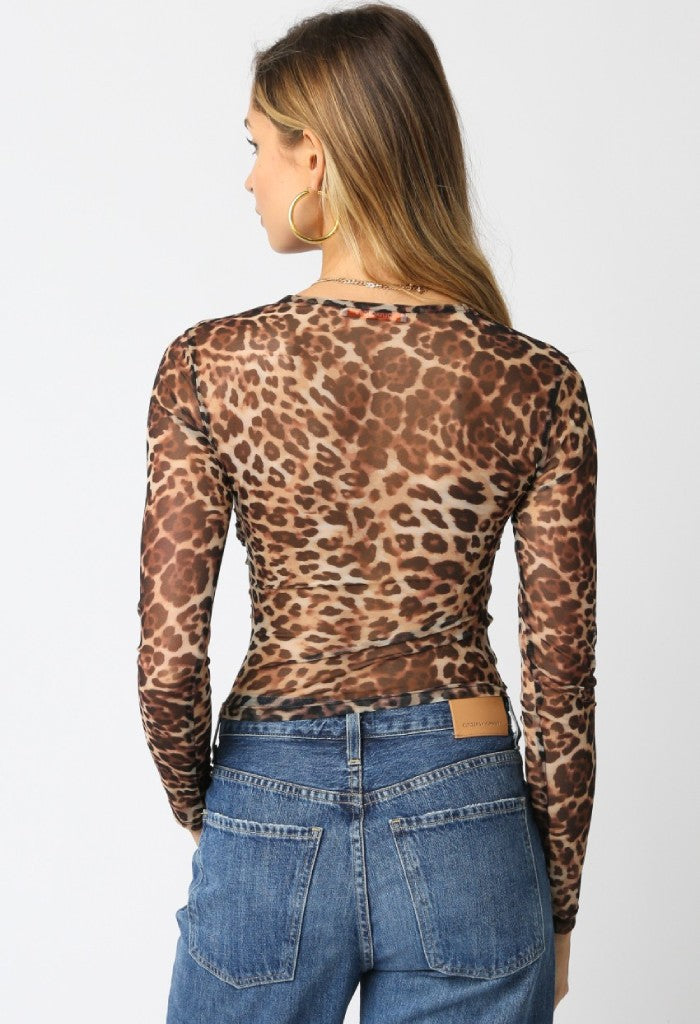 KK Bloom Charlee Leopard Top