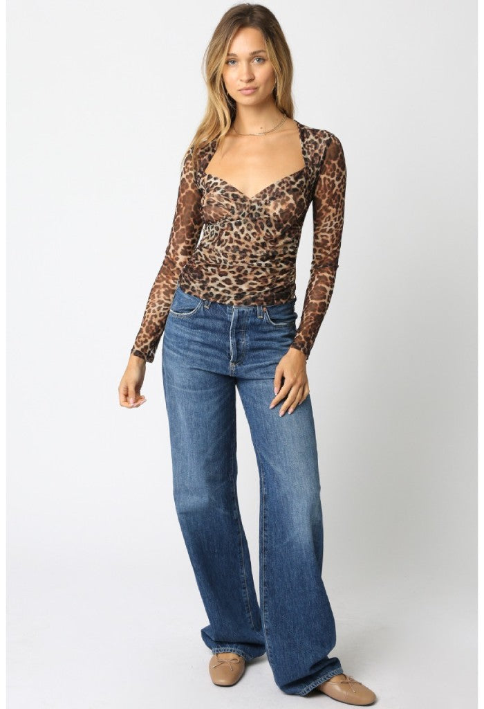 KK Bloom Charlee Leopard Top