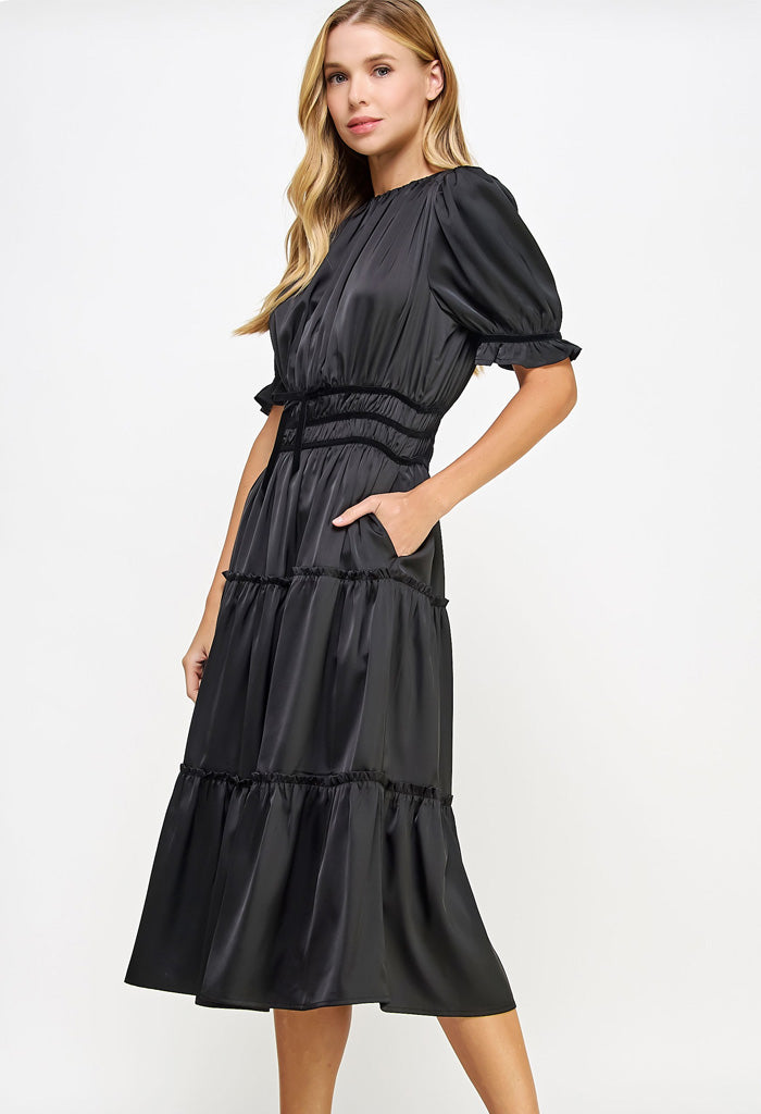 KK Bloom Velveteen Maxi Dress