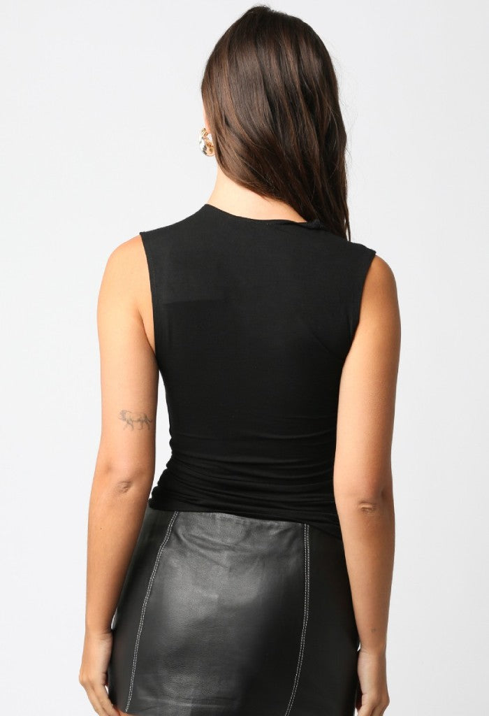 KK Bloom Mia Knit Top-Black