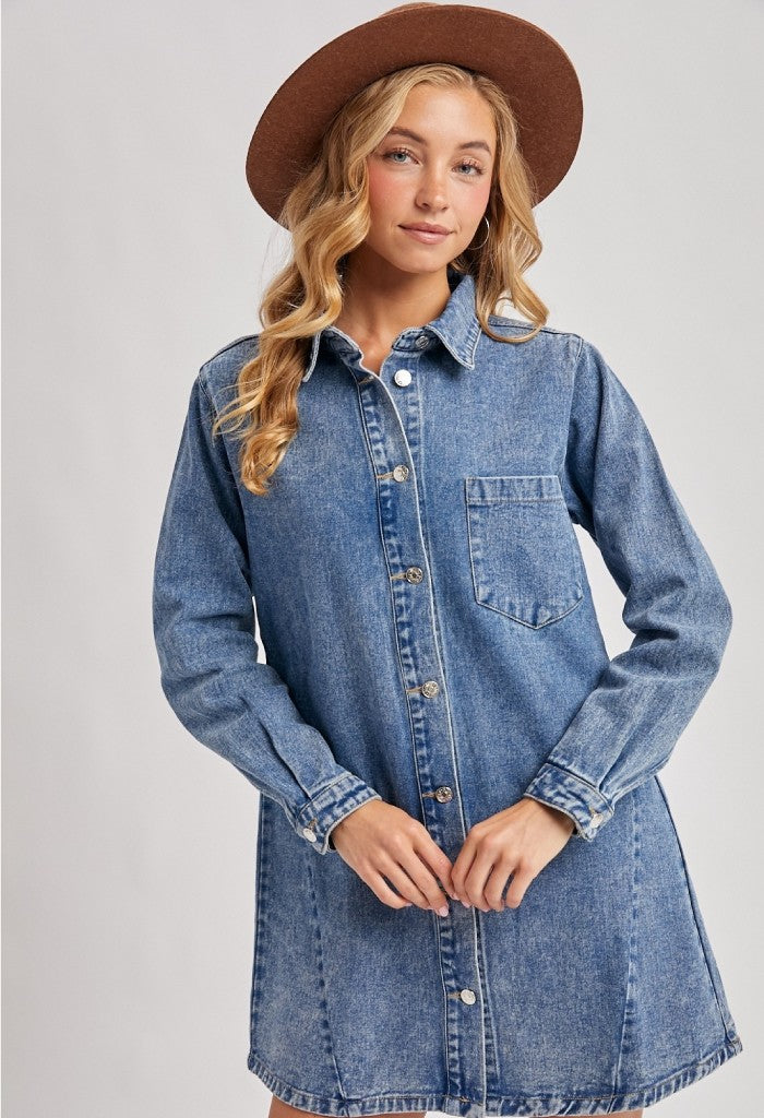 KK Bloom Polly Denim Dress