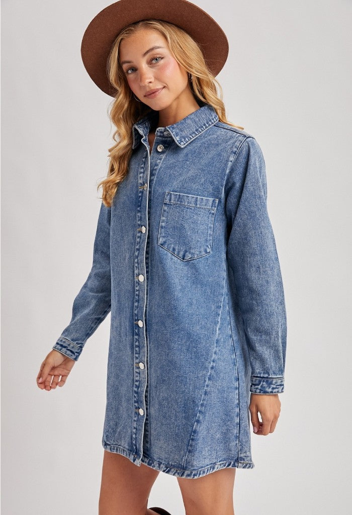 KK Bloom Polly Denim Dress
