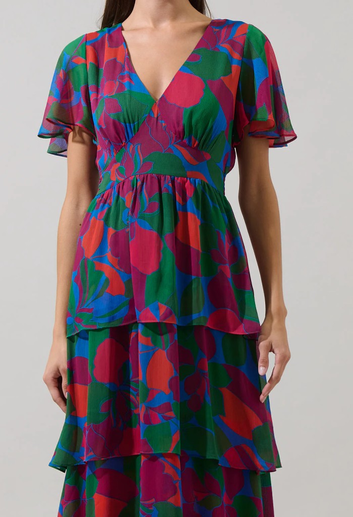 KK Bloom Kaeli Tiered Maxi Dress