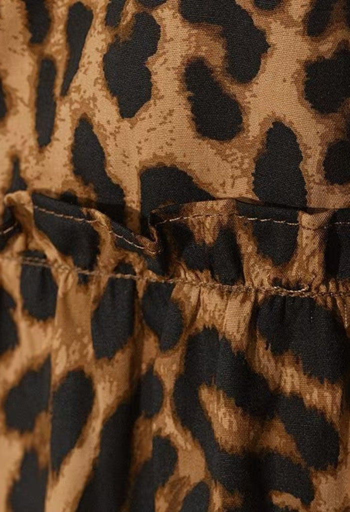 KK Bloom Shaina Leopard Dixie Shift Dress