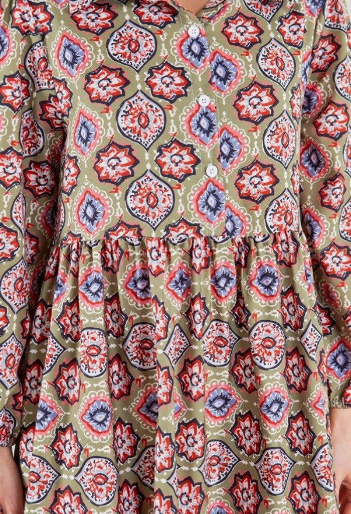 KK Bloom Apple Crisp Midi Dress