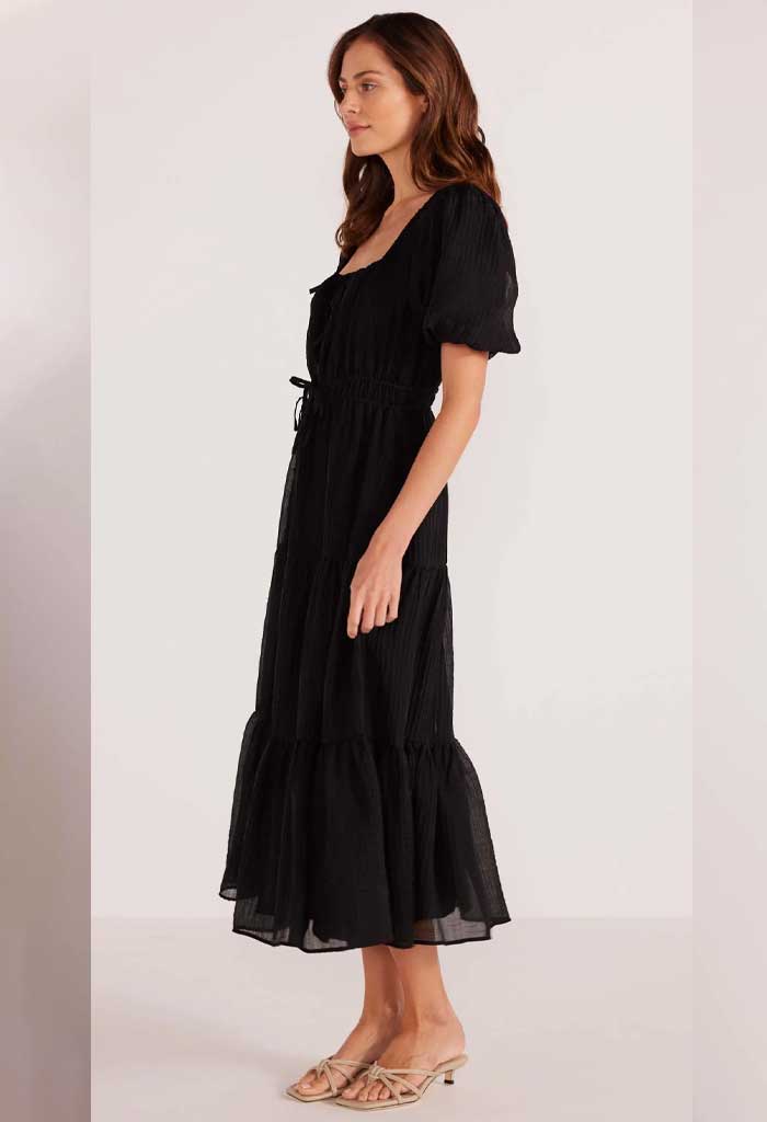 Minkpink Amy Tiered Midi Dress