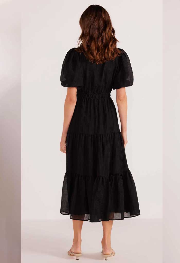 Minkpink Amy Tiered Midi Dress