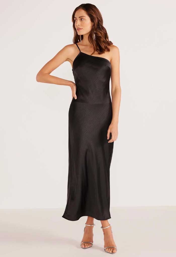 Minkpink Ella Midi One Shoulder Dress