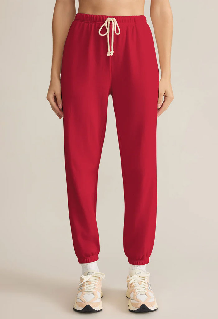 Z Supply Stadium Jogger-Haute Red