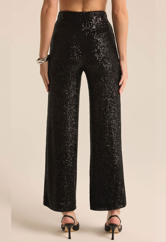 Z Supply Skylar Sequin Pant-Black