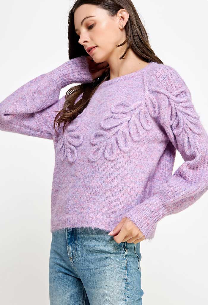 KK Bloom Sugar Plum Sweater