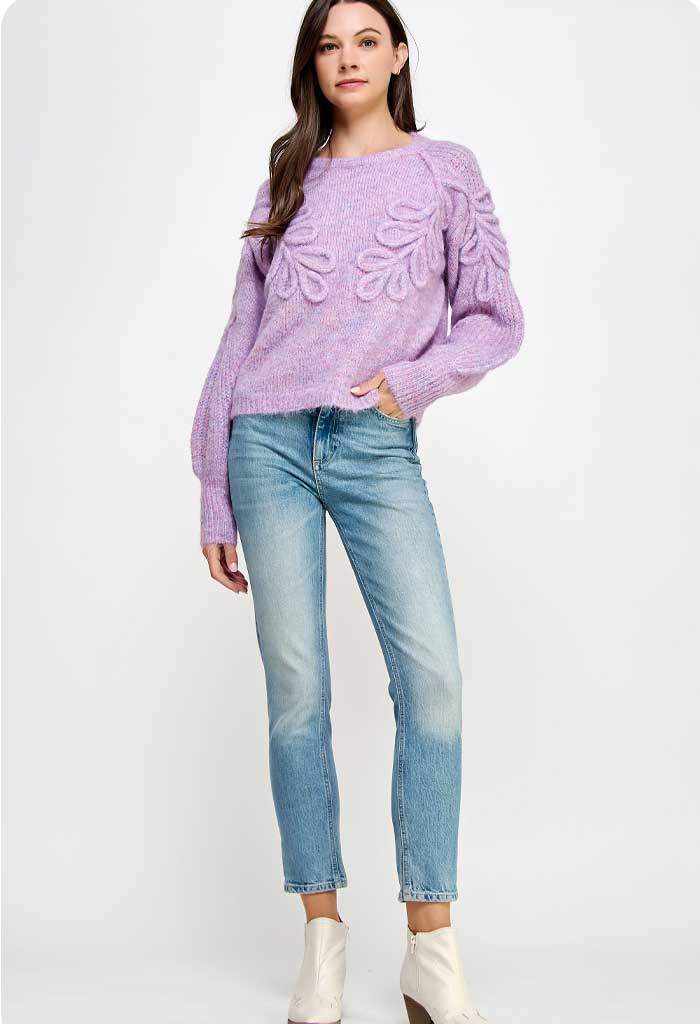 KK Bloom Sugar Plum Sweater