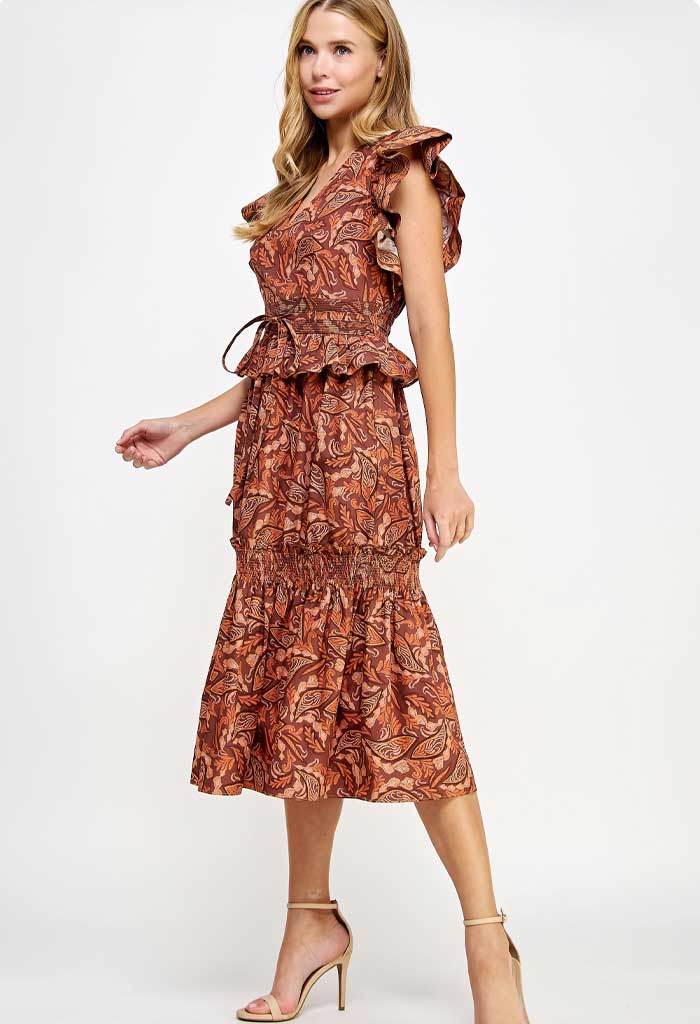 KK Bloom Thanksgiving Midi Dress