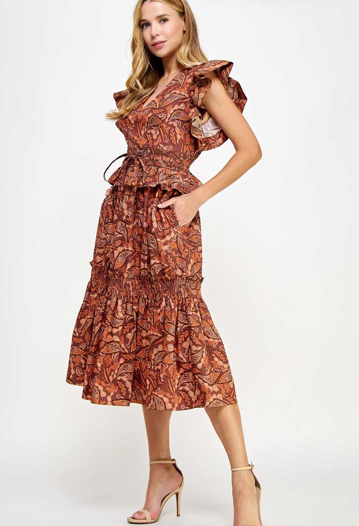 KK Bloom Thanksgiving Midi Dress