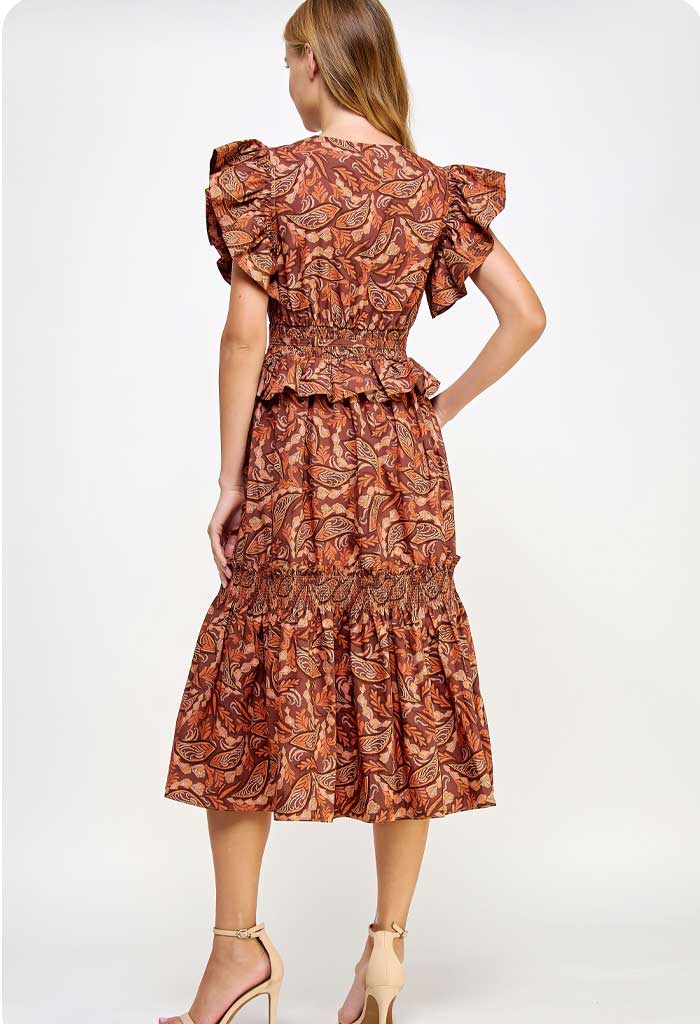 KK Bloom Thanksgiving Midi Dress