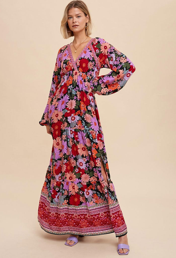 KK Bloom Wild Flower Maxi Dress