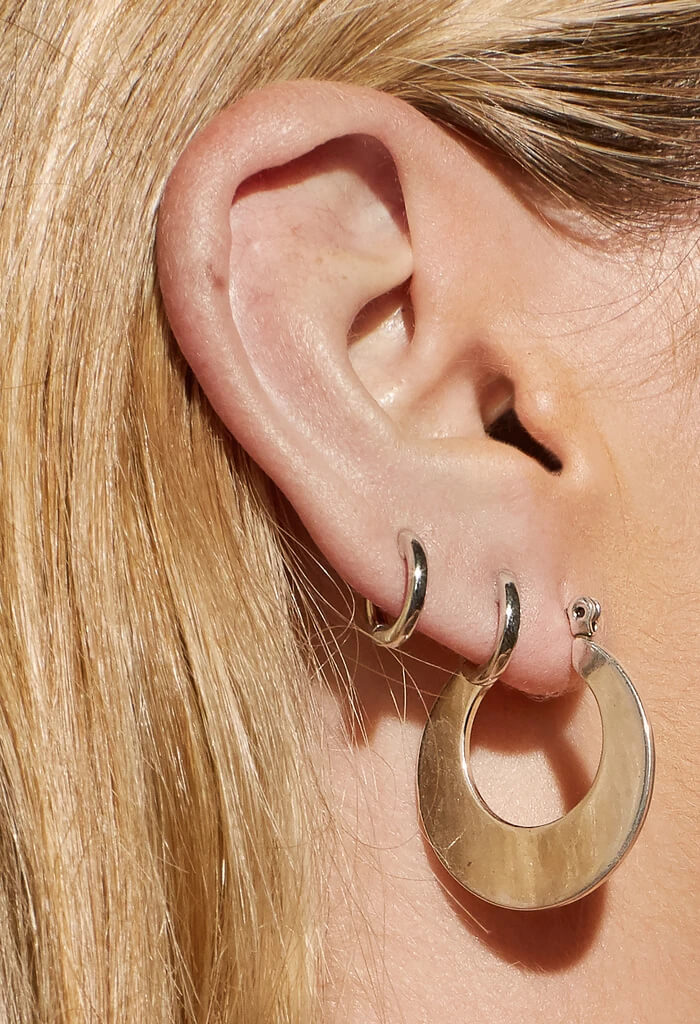 LUV AJ Sicily Huggies-Silver