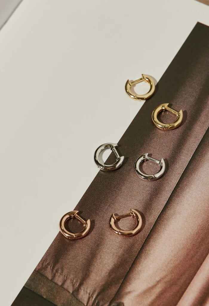 LUV AJ Sicily Huggies-Silver