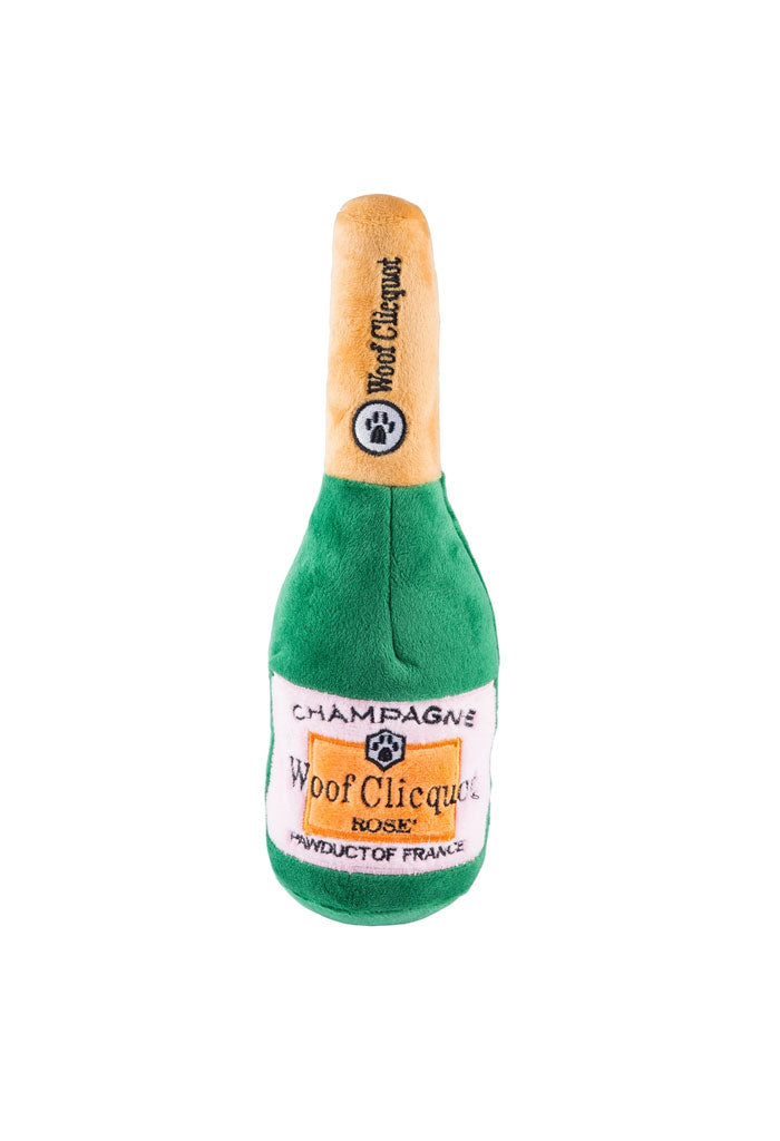 Haute Diggity Dog Woof Clicquot Rose Champagne Bottle-Large