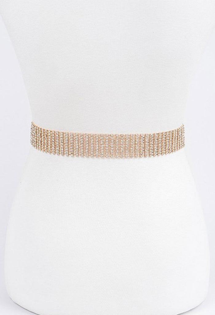 KK Bloom Pamela Sparkle Belt-Gold