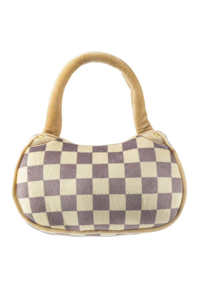 Haute Diggity Dog Chewy Vuiton Checker Handbag-Large