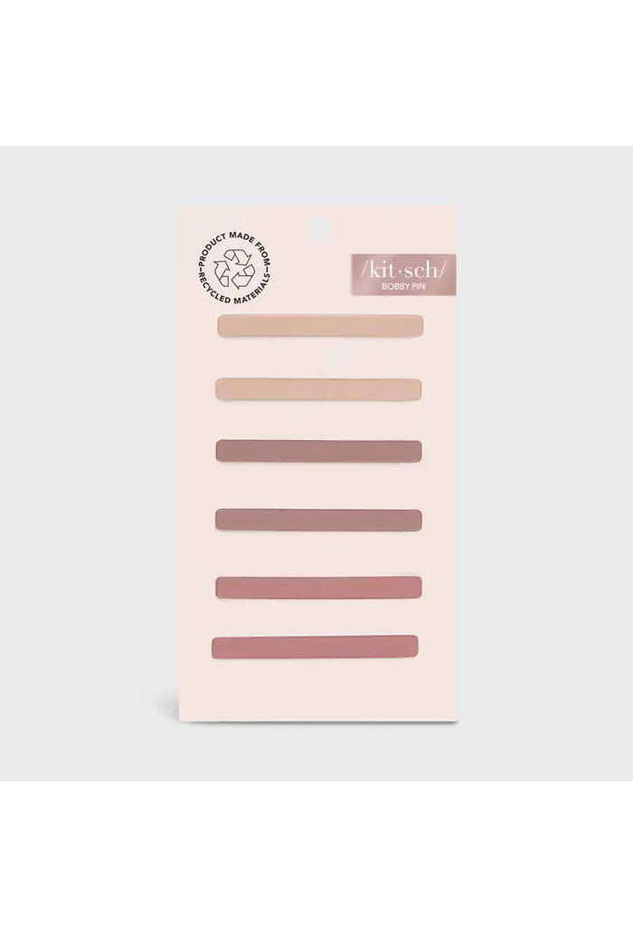 Kitsch Enamel Bobby Pins 6PC Set
