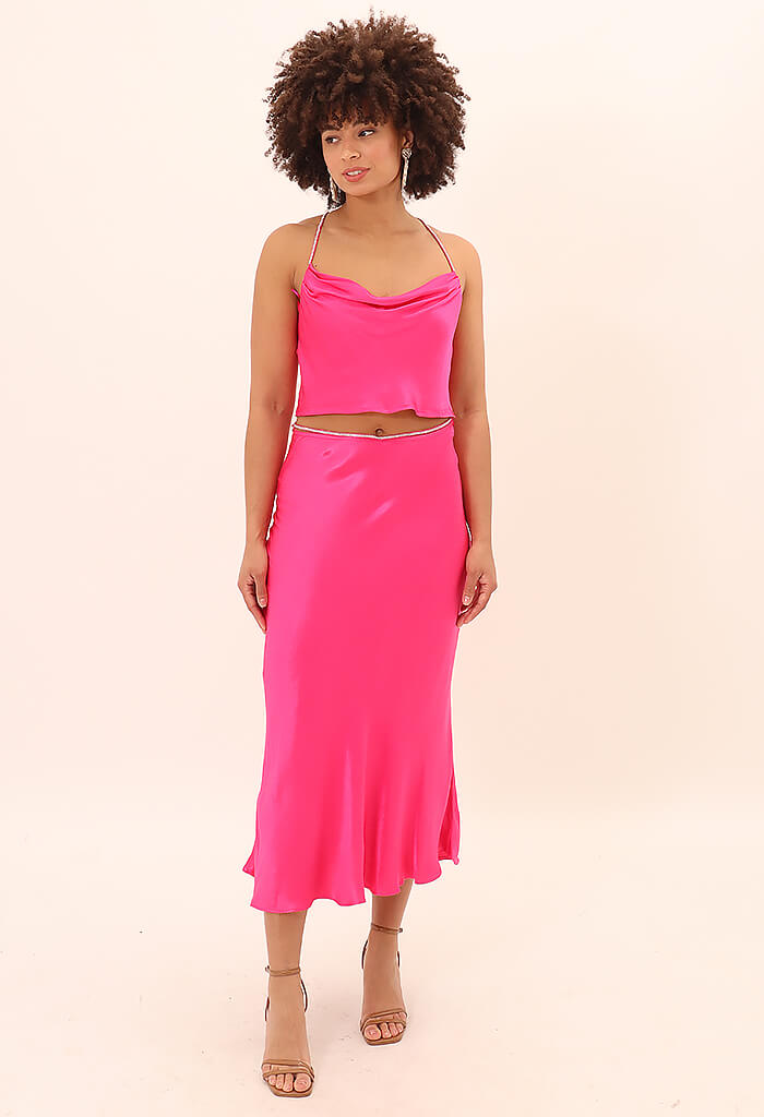 Lucy Paris Cassia Rhinestone Skirt