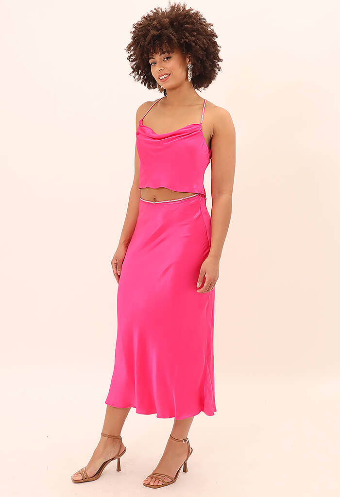 Lucy Paris Cassia Rhinestone Skirt