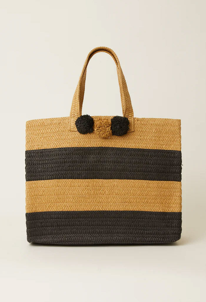 BTB Bahama Mama Tote-Sand/Black