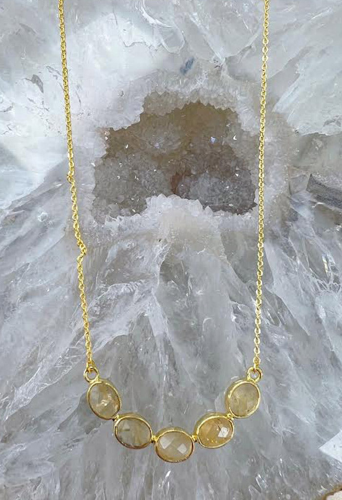 KK Bloom Caroline Necklace-Quartz