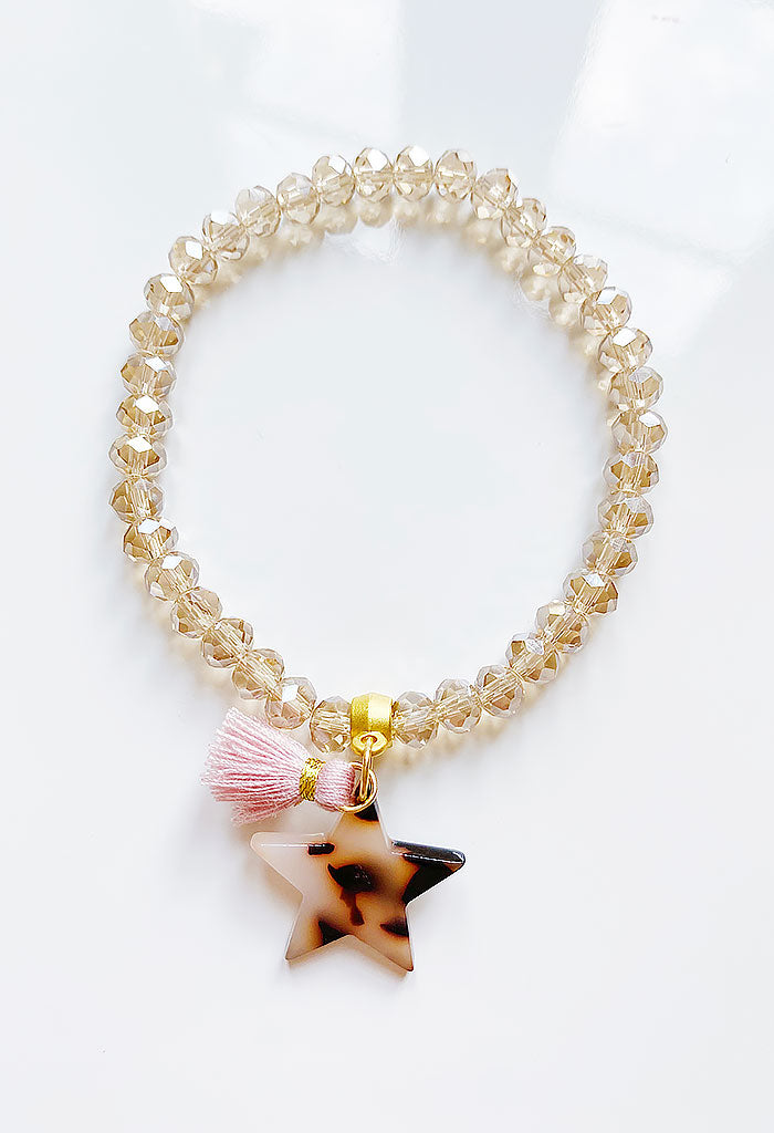 Starlight Charm Bracelet-Champagne - KK Bloom Boutique